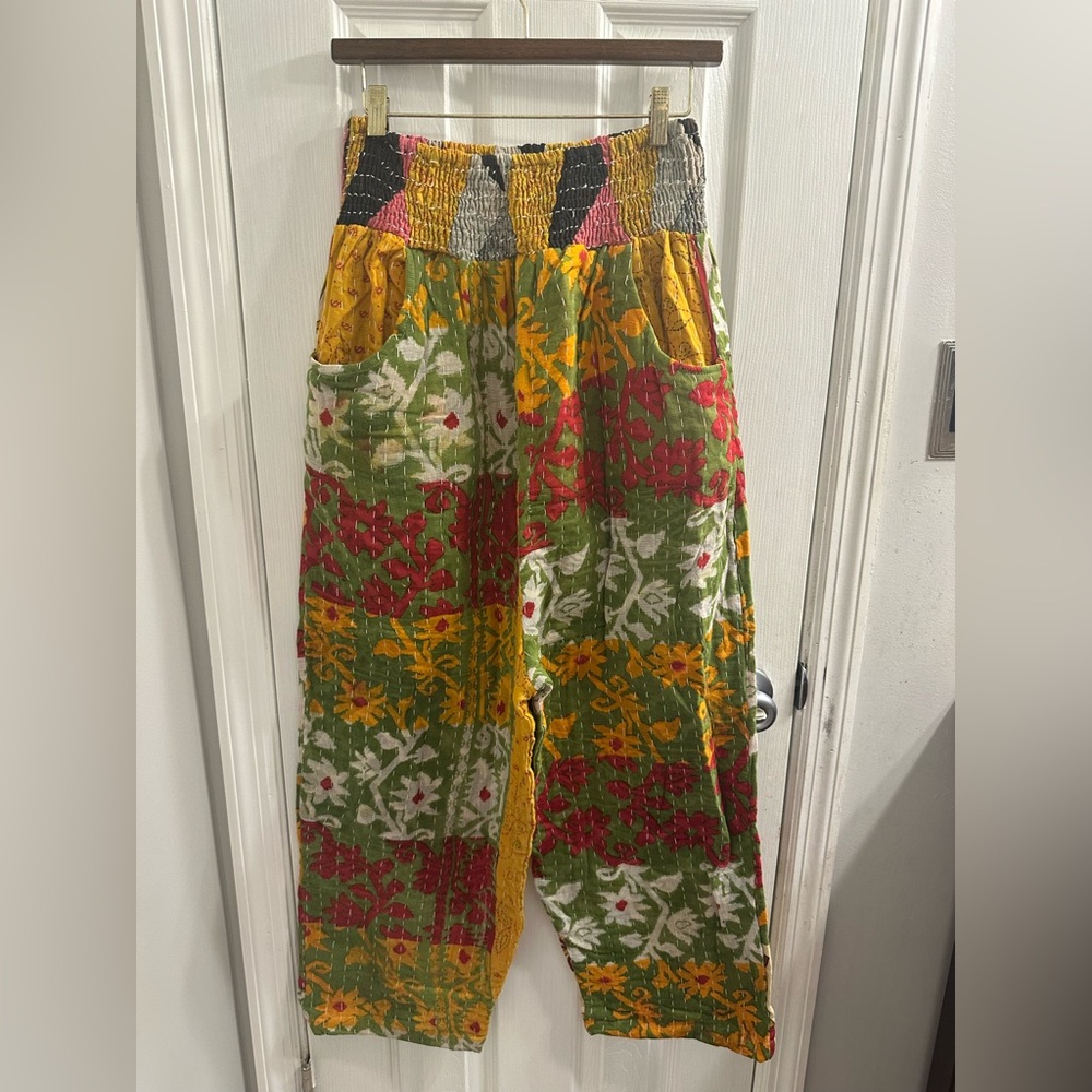 Kantha Pants - Floral